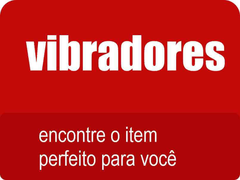 banner vermelho escrito encontre o item perfeito para você vibradores