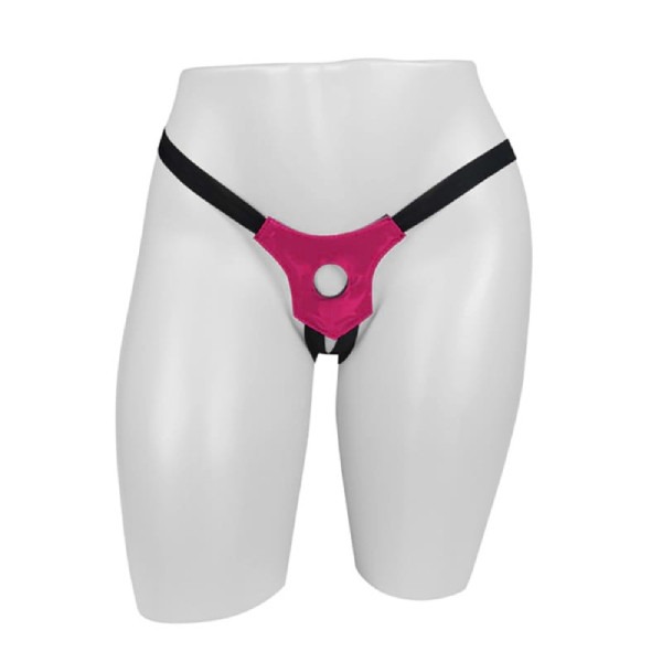 Cinta Peniana Elástica Sem Prótese Avulsa. Cor Vermelha Rosada. Tamanho Único