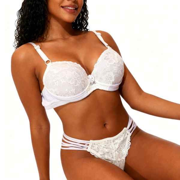 Conjunto Lingerie Sexy Strappy