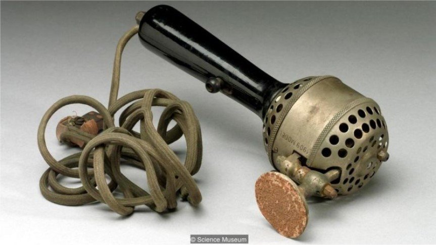 foto de um dos primeiros vibradores inventados