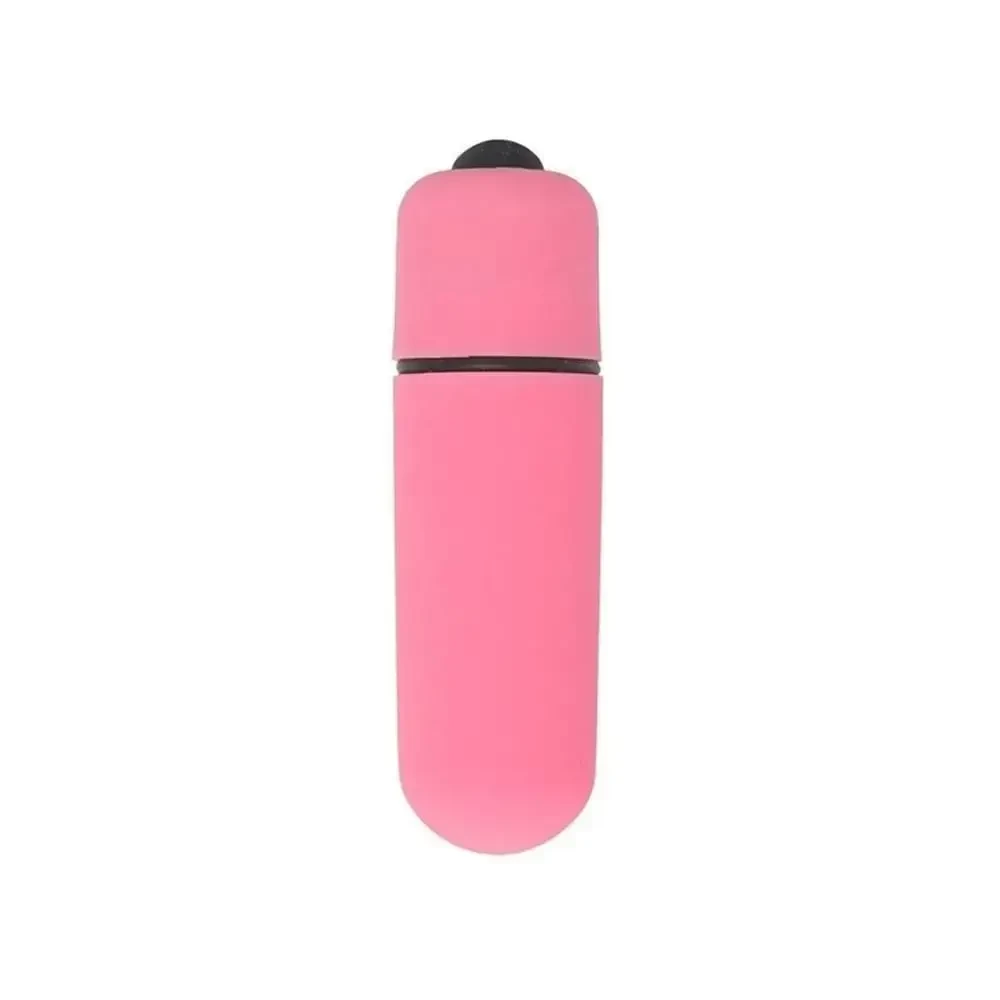 Imagem vibrador bullet cápsula rosa 6cm