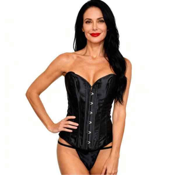 Corpete Com Barbatanas Corselet Com Regulagem