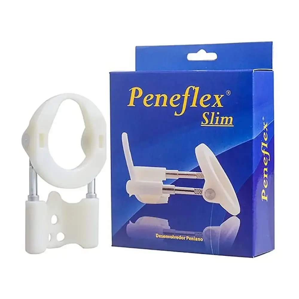 embalagem com Extensor Peniano Peneflex Slim. Tração do Pênis