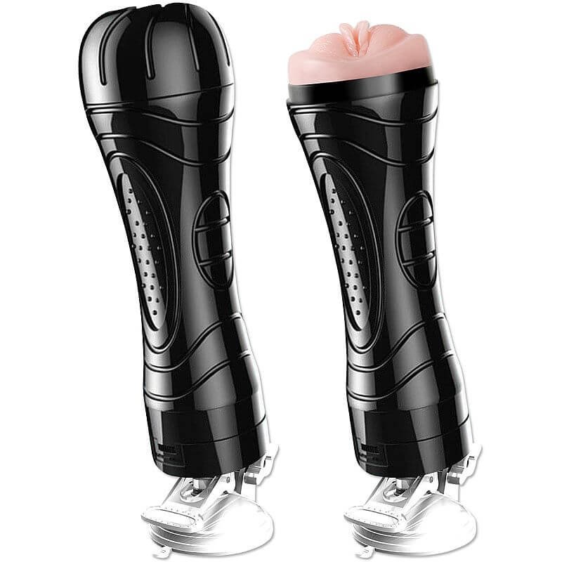 Estimulador Peniano Lanterna Masturbação Com Vibração e Ventosa. Masturbador Bocal Vagina