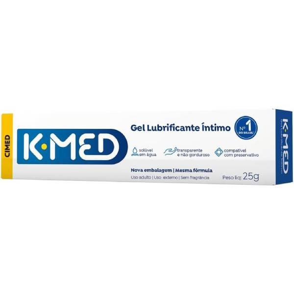 K-med Gel Neutro Lubrificante Base de Água 25g