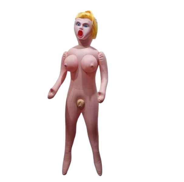 boneca inflável em pé finnish girl