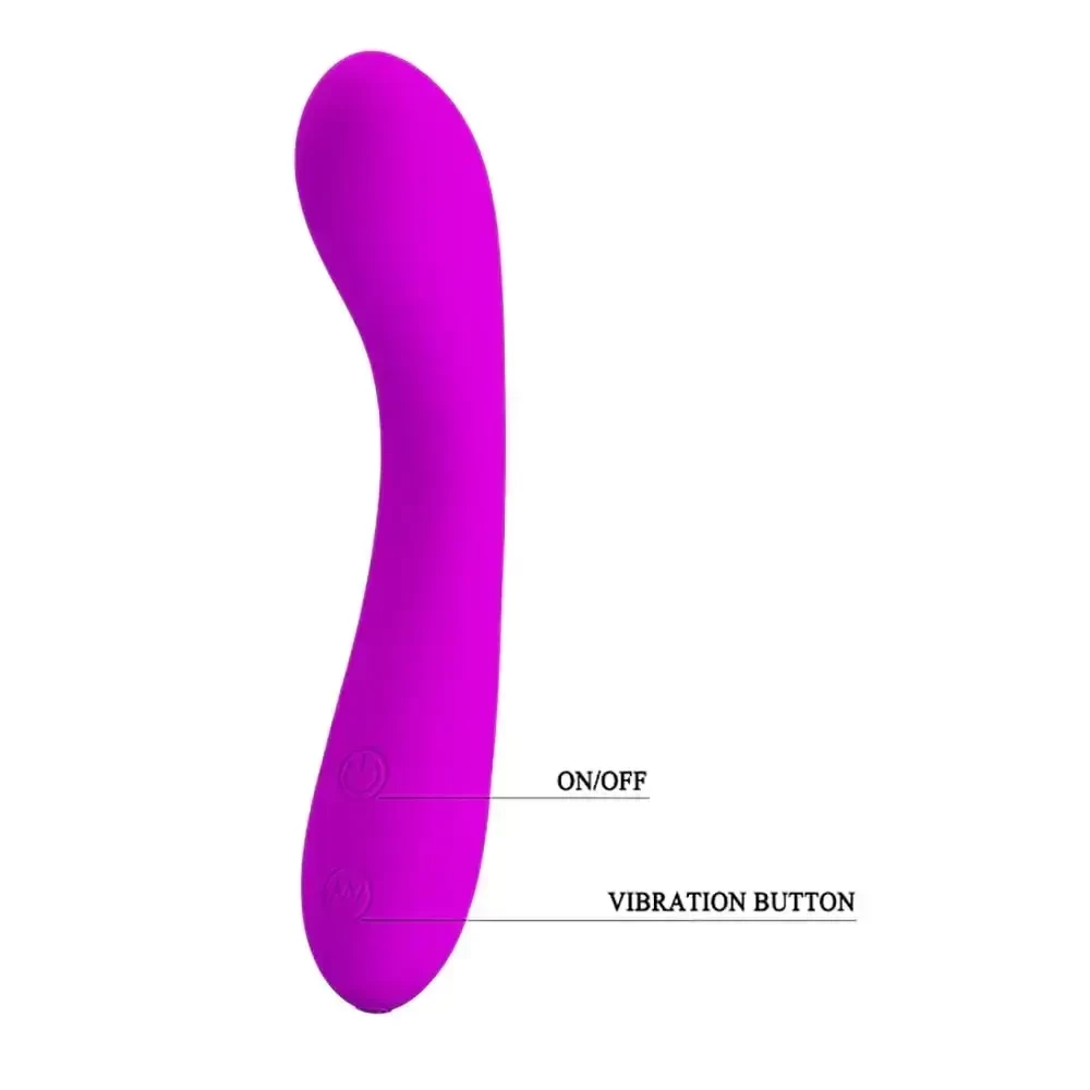 Imagem vibrador clitoriano e ponto g recarregável cor magenta