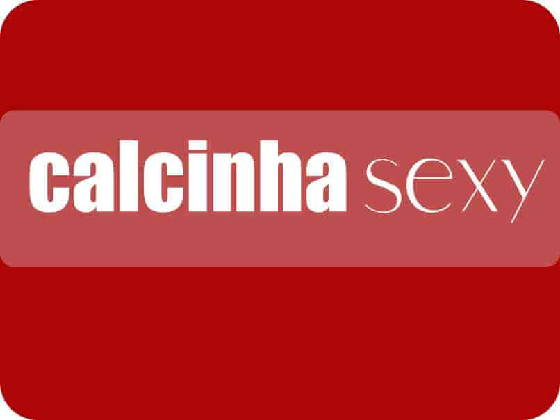 banner vermelho em 2 tons escrito calcinha sexy