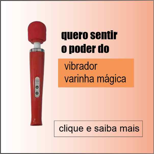 vibrador varinha mágica vermelha recarregável com legenda